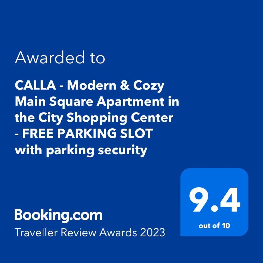 Calla 1 - Modern & Cozy Main Square Apartment In The City Shopping Center - Parking Slot With Parking Security Skopje Extérieur photo