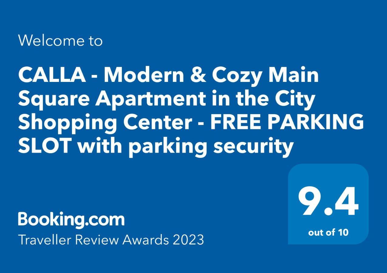 Calla 1 - Modern & Cozy Main Square Apartment In The City Shopping Center - Parking Slot With Parking Security Skopje Extérieur photo